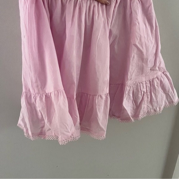 Sabo Cutout Mini Dress Size XS Sacha Ruffle Boho Cottagecore Fairycore y2k Pink - Picture 13 of 13